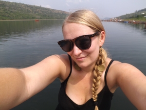 Lake volta selfie
