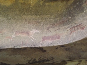Traditional cave paintings