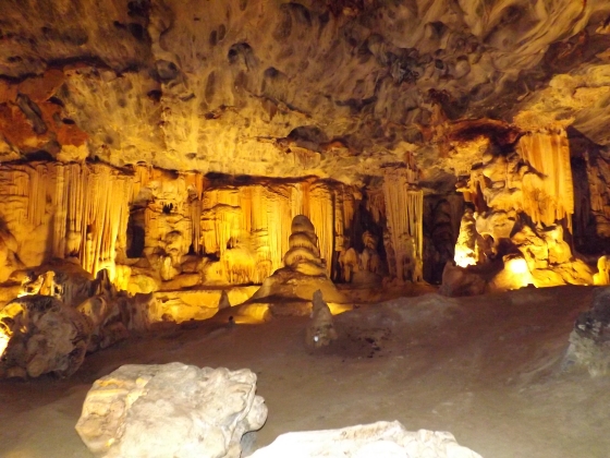 Inside the Cango Caves